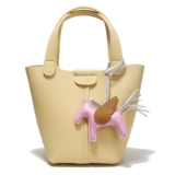 Подходит для Hermes Bag Bag Pony Penne Pegasus Vishing Coremer Original Leather H Home Rodeo Keychain автомобиль интерьер