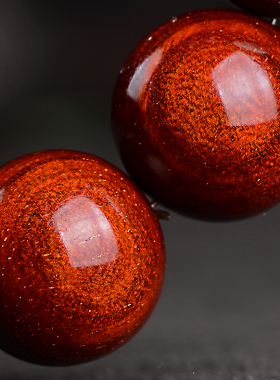 印度小叶紫檀手串鱼龙鳞纹高油密