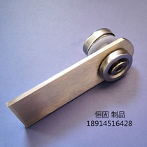 Full 304 Stainless Steel Balcony Glass Hanging Ear Right Angle Connection Piece Corner Yard ear piece Balcony Railing Glass Clip