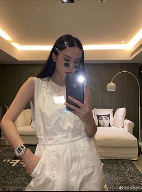 ins小众复古摩登超闪bling小框
