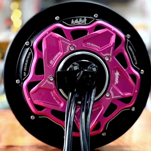 豫玛电机TTS六代小牛九号10/12寸1500W 2000W 3000WP瓦片碟刹电机 - 图3