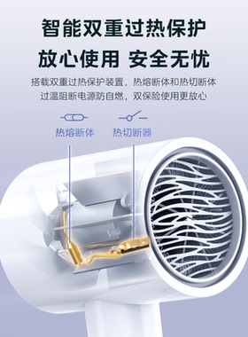 美的吹风机负离子家用护发速干