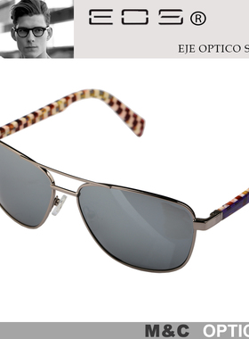 EOS潮流男女款全框纯钛墨镜