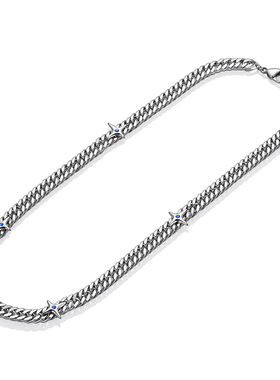 DH7个性嘻哈潮流星芒项链