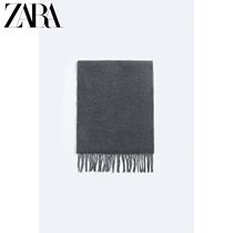 ZARA2023 Winter New Pint Mens DOUBLE FACE COLLISION COLOR SCARVES 5875321802