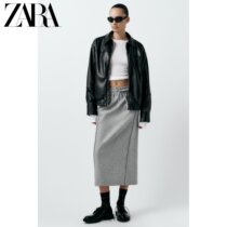 ZARA24 spring new products TRF women dress fabric straight drum dresses 4391415809