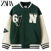 ZARA Autumn Winter New Childrens Clothing Boys School Team Wind Pilots Baseball Uniform Outdoor Jackets 1701761501