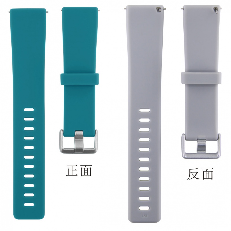 适用Fitbit Versa2表带智能手表Versa/lite替换腕带 硅胶动动表带 - 图1