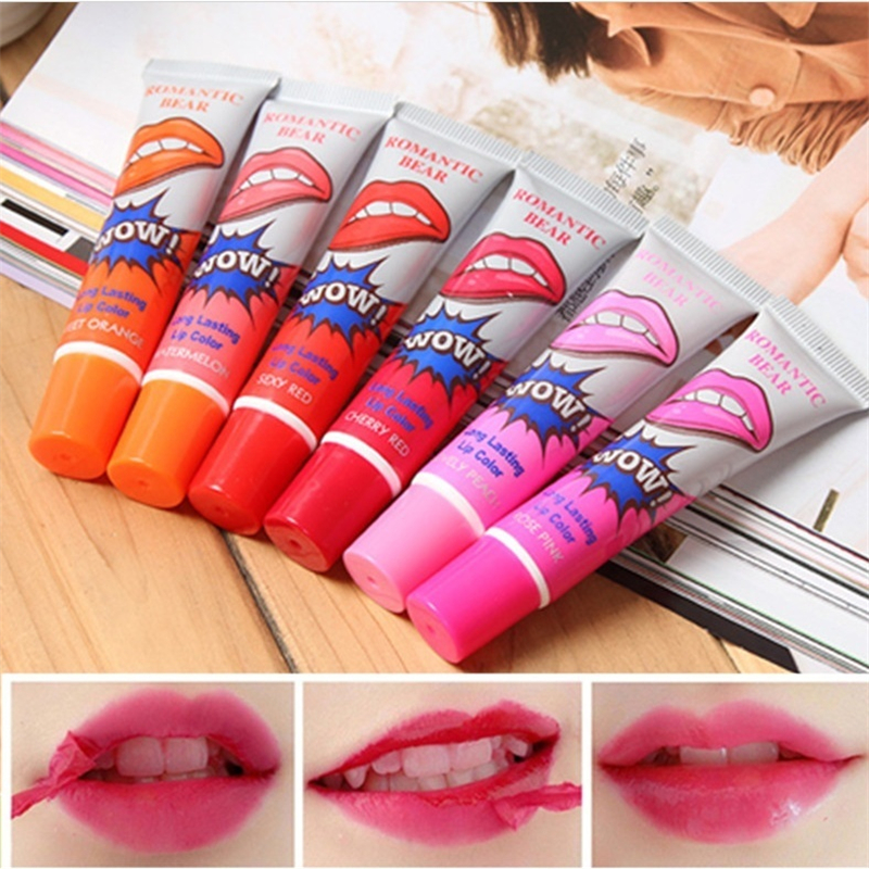 Lipstick Waterproof Long Lasting Lip Gloss保湿滋润撕拉 - 图2