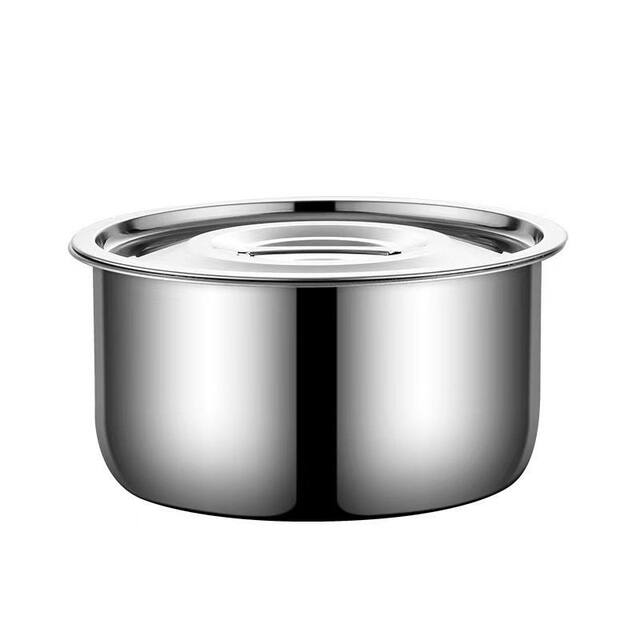 Stainless steel cooking pot with lid, Indian pot, Thai pot, Southeast Asian kitchen set, five-piece pot set
