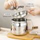 304 stainless steel oil filter pot household large-capacity oil storage tank kitchen filter oil residue artifact oil bottle filter oil