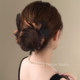 Luoli Qimeng~Korean satin bow hair tie