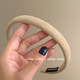 Oily chestnut brown~Velvet thin hairband retro hair binding for women
