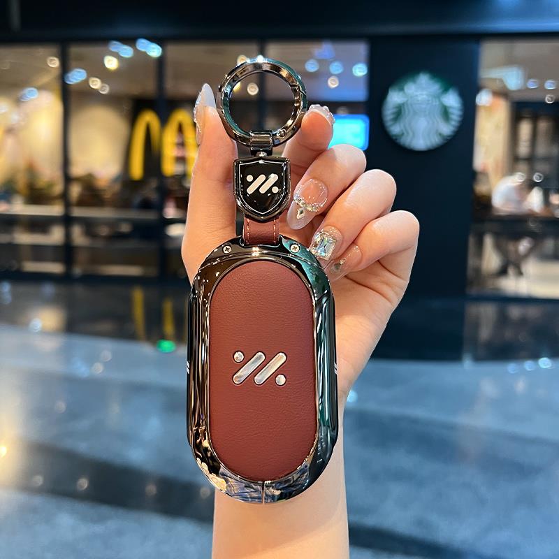 2025新款智己LS6钥匙套23-24-25款Ls7车L6专用L7金属包扣改装壳男 - 图2