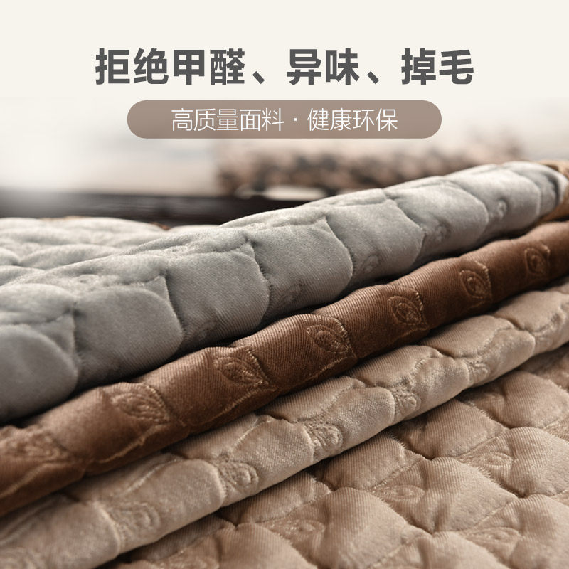 欧式沙发垫冬季高端垫毛绒四季通用防滑美式真皮沙发专用坐垫套罩,淘宝优惠券,粉丝福利购,淘宝优惠卷