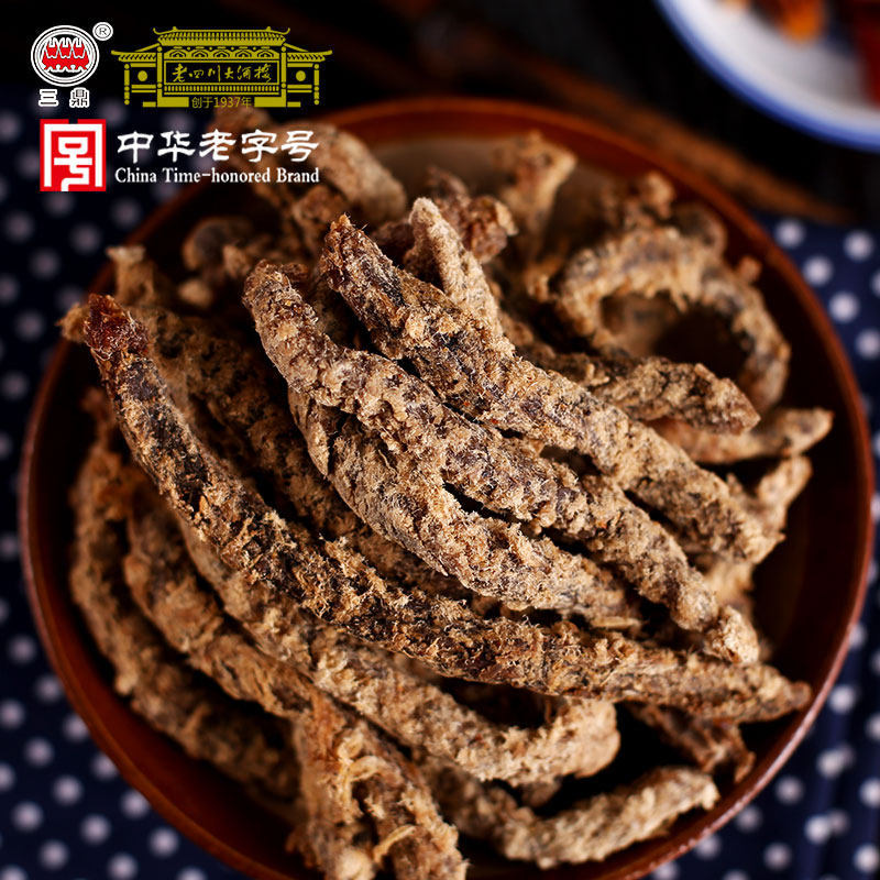 三鼎500g五香味老四川大酒楼牛肉干 三鼎食品牛肉类