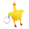 Creative funny vent chicken key chain pendant gift trick pinch happy laying hen decompression small gift wholesale