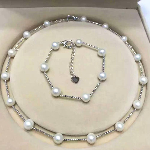 DIY配件 925镀银镀弯管车花棱面珍珠手链搭配S形管 镀银直管隔管 - 图1