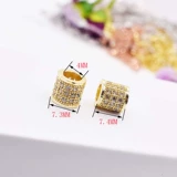 Аксессуар, цирконий, браслет, бусины, золото 750 пробы, микроинкрустация