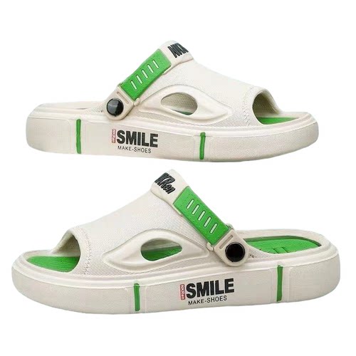 踩屎感两穿超厚休闲凉鞋男拖鞋潮流情侣沙滩外出超轻鞋高颜值防滑 - 图3