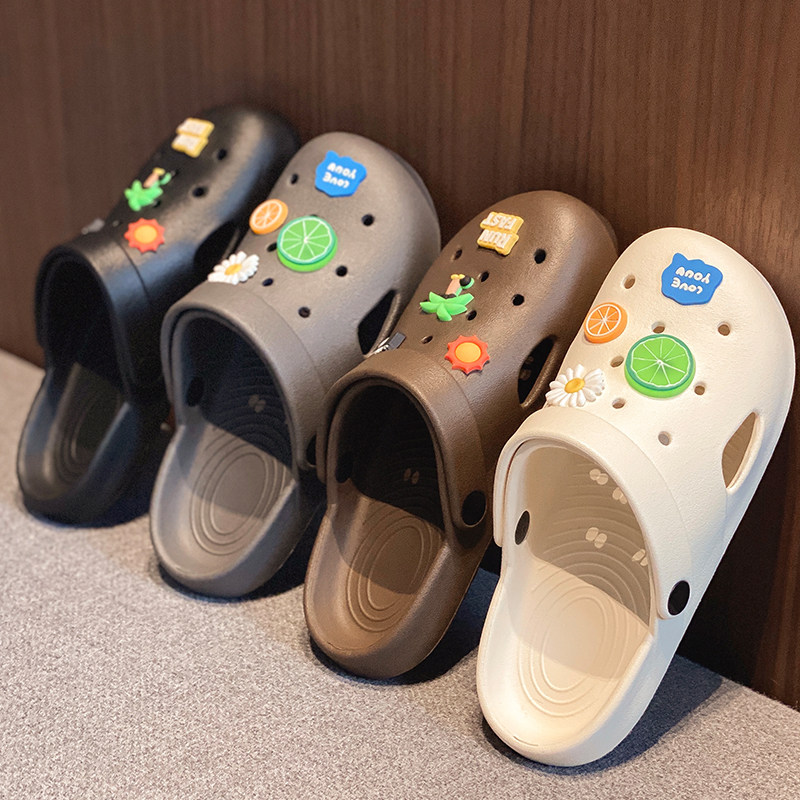 凉拖鞋包头家居外穿护士夏季新款休闲百搭卡通可爱情侣平底洞洞鞋,淘宝优惠券,粉丝福利购,淘宝优惠卷