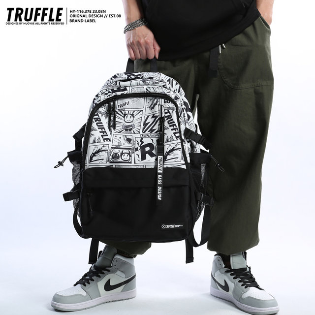 TRUFFLE men's and women's backpack comic original