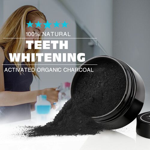 Teeth Whitening Powder Natural Organic Activated Charcoal - 图0