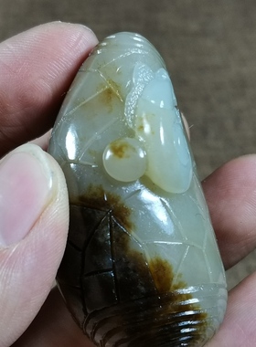 天然手把件新疆和田玉