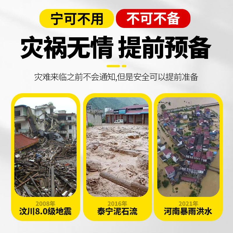 手电筒手摇式发电充电应急多功能防灾装备便携小型家用专用耐用