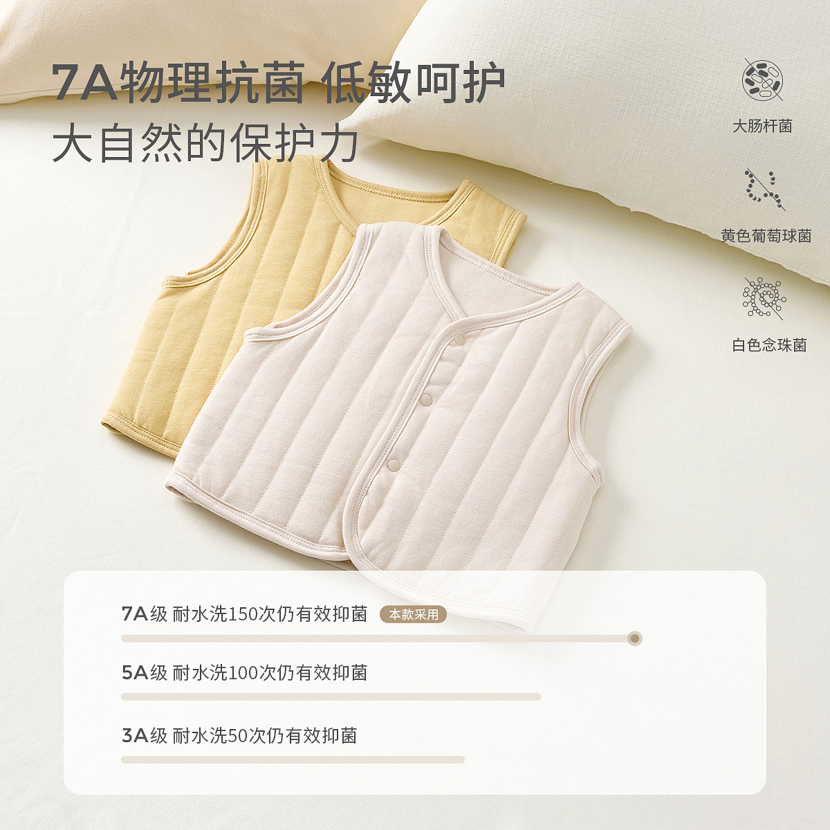 童泰婴儿马甲秋冬季纯棉夹棉男女宝宝衣服背心坎肩马夹外出上衣,淘宝优惠券,粉丝福利购,淘宝优惠卷