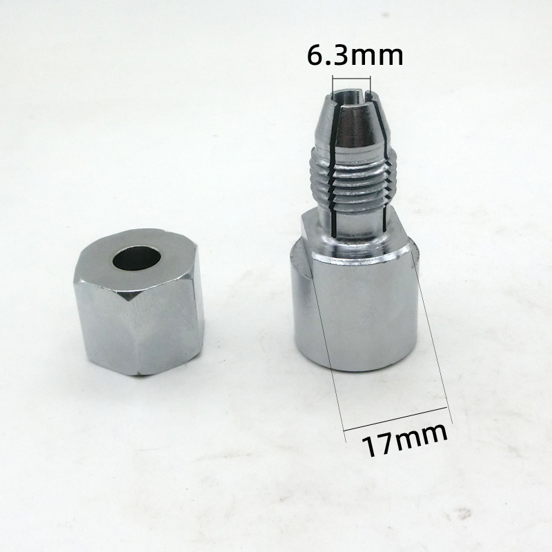 9523角磨机配件转换头100型M10角磨机转直磨机6-6.3mm连接件夹头-图2