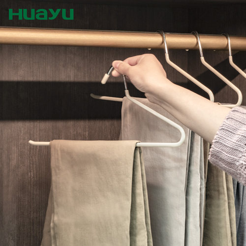 画宇鹅型裤架裤夹防滑无痕家用晾裤挂架裤子衣架z字鹅形收纳神器 - 图0