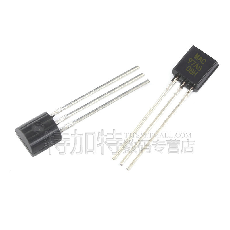 MAC97A6 MAC97A8 MCR100-6 MRC100-8单双向可控硅直插三极管TO-92_虎窝淘