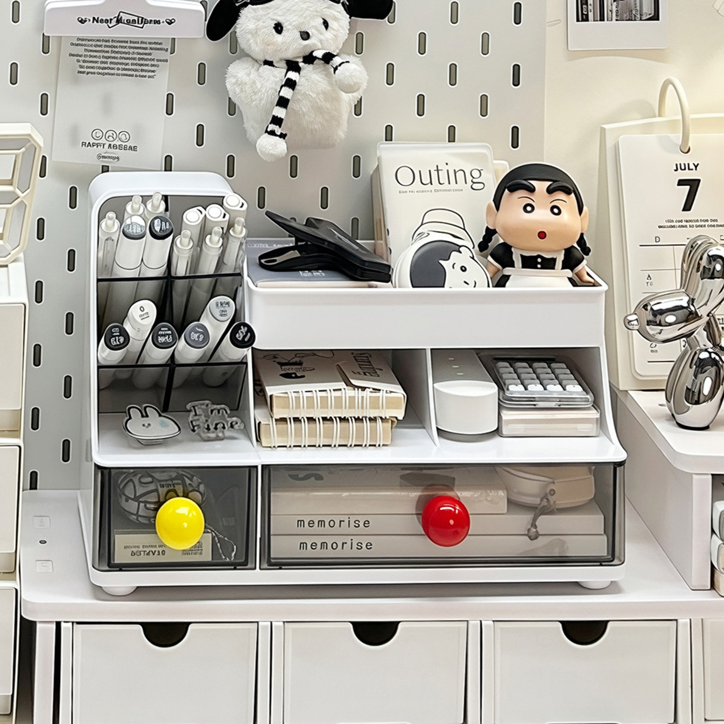 桌面收纳盒多功能文具整理盒抽屉式学生书桌办公室置物架斜插笔筒,淘宝优惠券,粉丝福利购,淘宝优惠卷