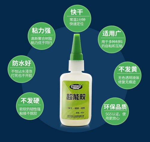 粘衣服logo布料的胶水手工diy饰品材料海绵专用胶沾布艺图案商标皮革裤子无痕内衣强力防水软胶万能胶贴布胶 - 图2