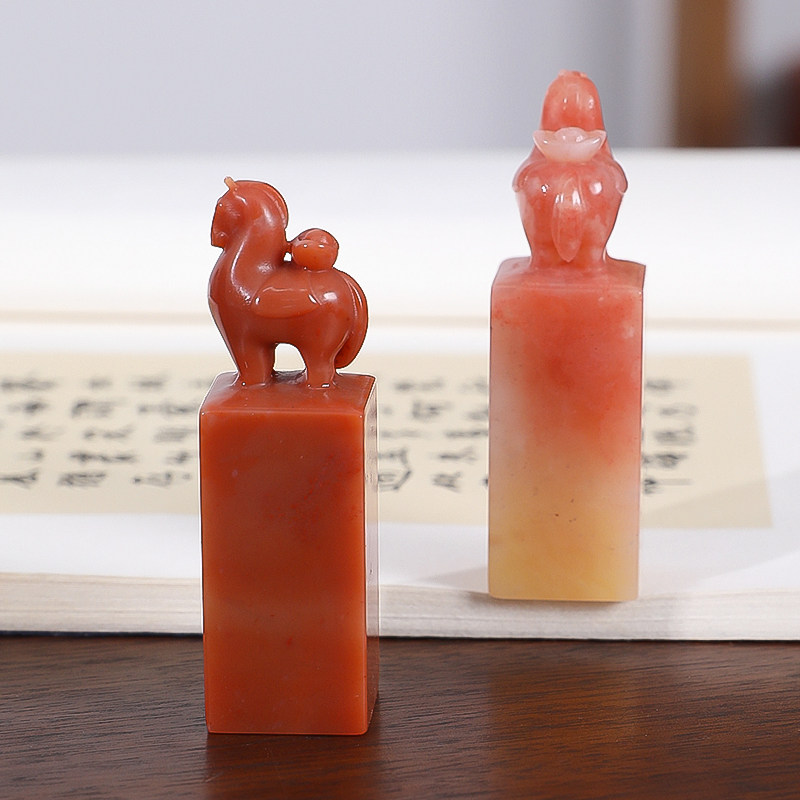 【西泠印社】马上有钱孤品印章礼盒私人定制老挝石马年过年高档书法压角章生肖礼物个人章手工篆刻印石送礼,淘宝优惠券,粉丝福利购,淘宝优惠卷