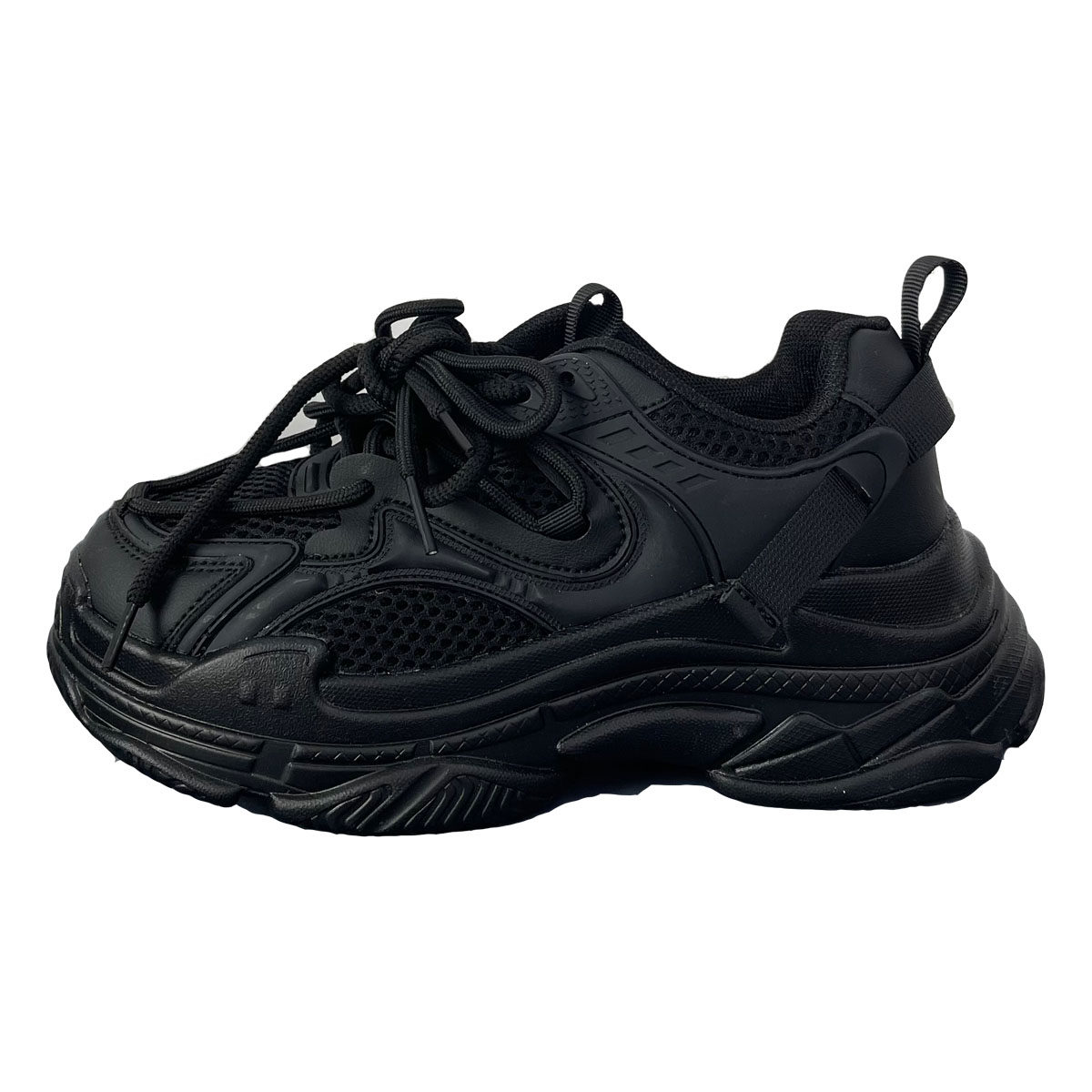 男鞋2023新款厚底情侣休闲黑武士加绒老爹鞋韩版潮流学生运动鞋子,淘宝优惠券,粉丝福利购,淘宝优惠卷