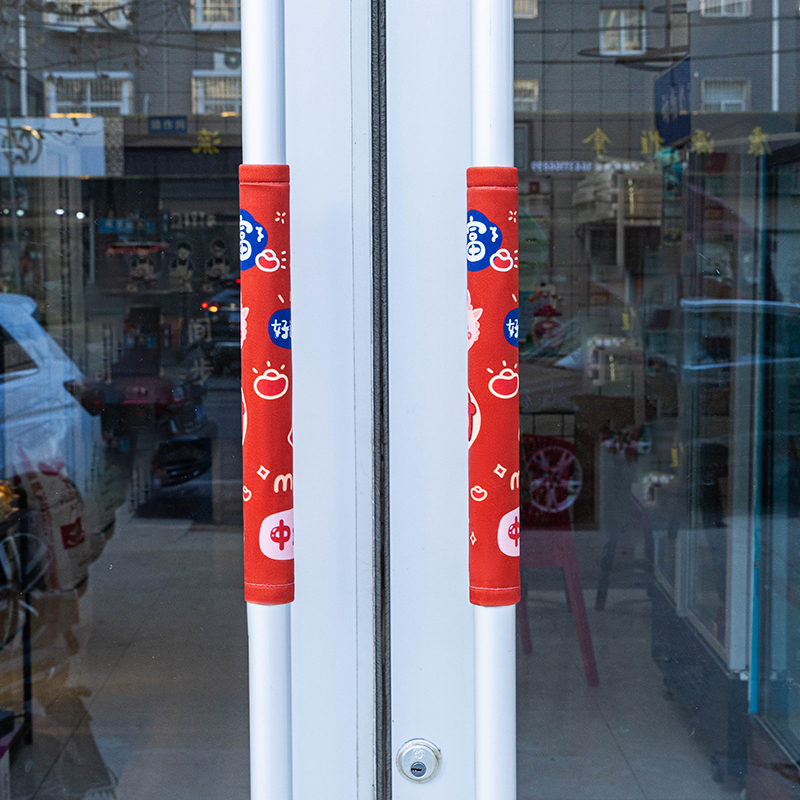 冬天门把手套冬季扶手门拉手门保护套防撞防静电入户门把手保护套 - 图3