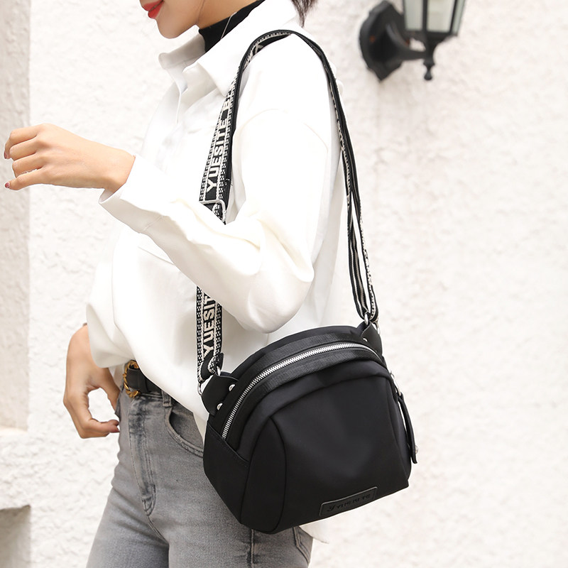 2022新款潮女士帆布胸包单肩小包包 霏梵诚品女士包袋