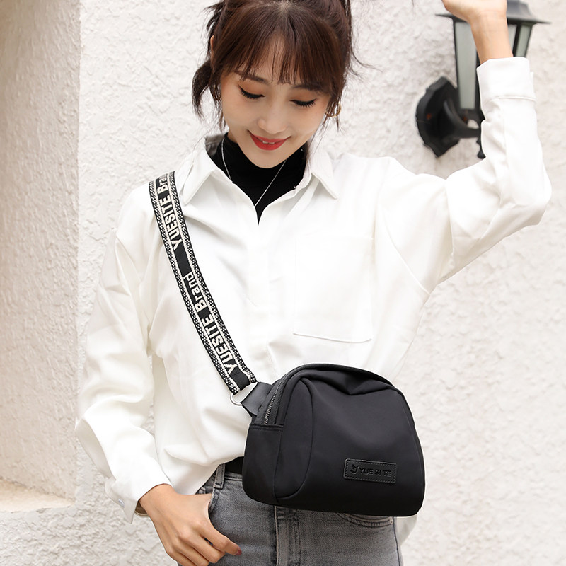 2022新款潮女士帆布胸包单肩小包包 霏梵诚品女士包袋