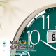Combas long battery life wall clock