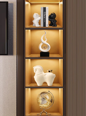 节节高升摆件电视柜酒柜轻奢小众高档高级感客厅办公室玄关装饰品