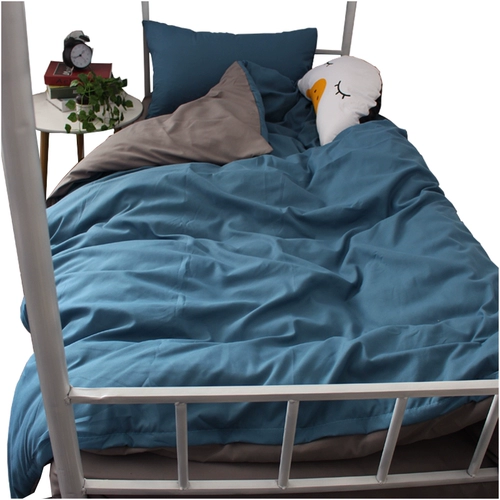 Синий пододеяльник, одеяло, съемный зимний комплект для школьников, полный комплект