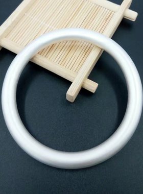 纯手工木子王记古法足银实心手镯