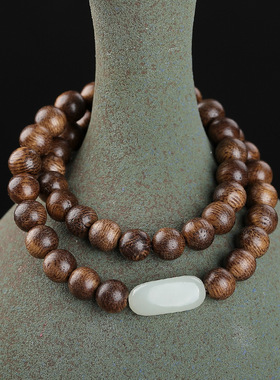 男女沉香民族风玉石手串