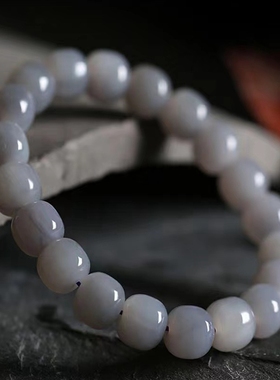 男女民族风烟紫色玉石手串