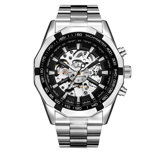 mechanical watch male automatic mechanical watch steel belt - 图3