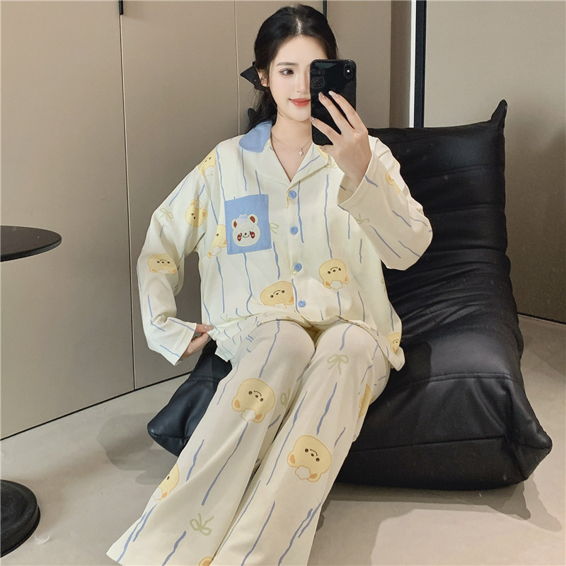 春秋月子服带胸垫3月份纯棉全棉吸汗产后大码孕妇睡衣夏薄款哺乳4,淘宝优惠券,粉丝福利购,淘宝优惠卷