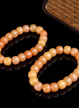 和田玉籽料原石手链男女款