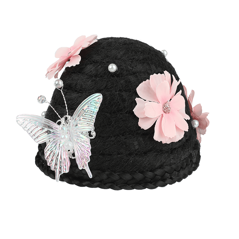 古典舞蹈演出发髻中国风寒依疏影舞蹈表演头饰桃李杯艺考独舞发饰 - 图3